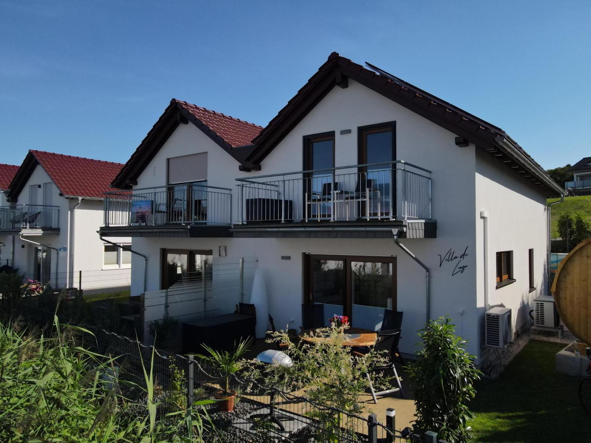 Villa Di Lago - Ferienhaus Mit Sauna Mucheln Exterior foto